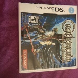 Nintendo DS Castlevania: Order of Ecclesia - Blue and Black Cover